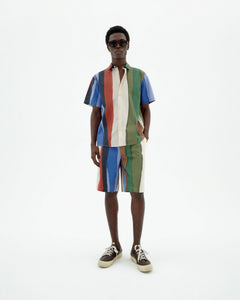 Tom Button-Up Shirt River Stripes Multicolor
