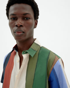 Tom Button-Up Shirt River Stripes Multicolor