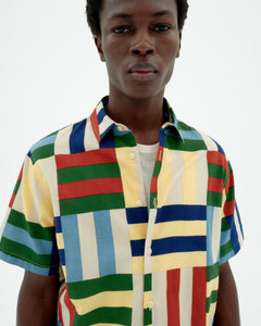 Tom Button-Up Shirt Multicolor Field Check