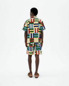Tom Button-Up Shirt Multicolor Field Check