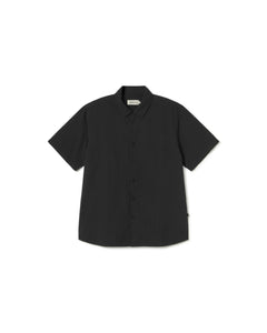 Tom Button-Up Shirt Seersucker Black