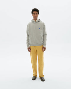 Simon Sun Contrast Hoodie Grey