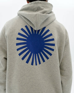 Simon Sun Contrast Hoodie Grey
