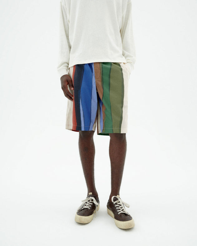 Gasper Bermuda Shorts River Stripes Multicolor