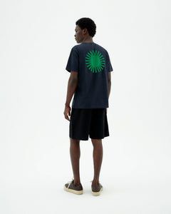 Henry Bermuda Shorts Seersucker Black
