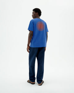 Sun T-Shirt Blue/Brown
