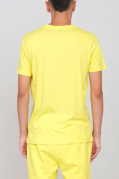 Logo Crewneck T-Shirt Yellow