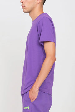 Logo Crewneck T-Shirt Violet