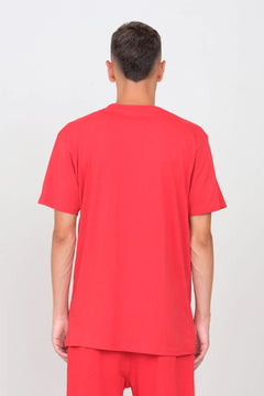 Men's V-Neck T-Shirt Red