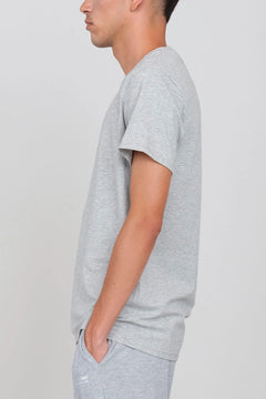 Stretch Jersey V-Neck T-Shirt Grey