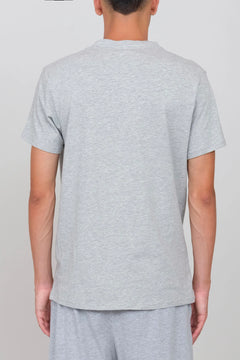 Stretch Jersey V-Neck T-Shirt Grey