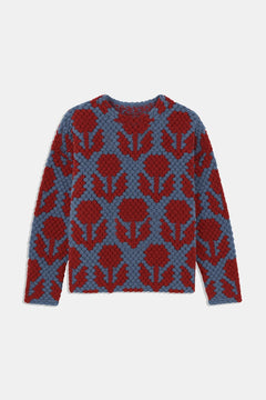 Muche Sweater Red/Blue