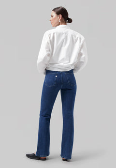 Isy High Flared Jeans Stone Indigo