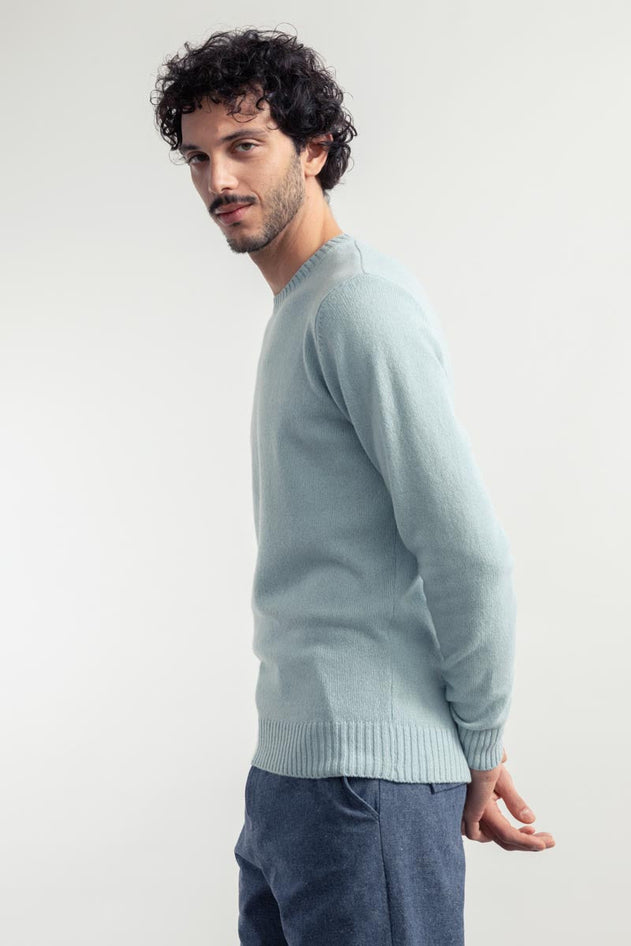 Romeo Cashmere Sweater Light Blue