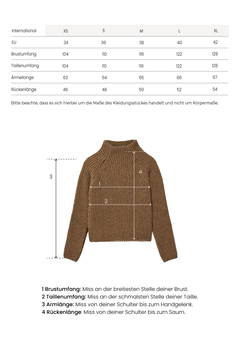 Recycled Wool Turtleneck Sweater Brown
