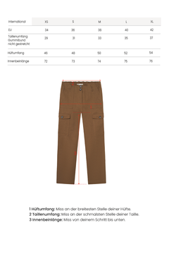 Utility Cargo Pants Brown