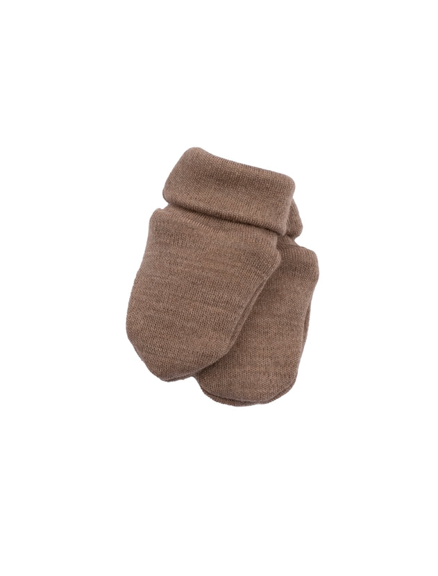 Melli EcoDesign Merino Wool Baby Mittens Beige