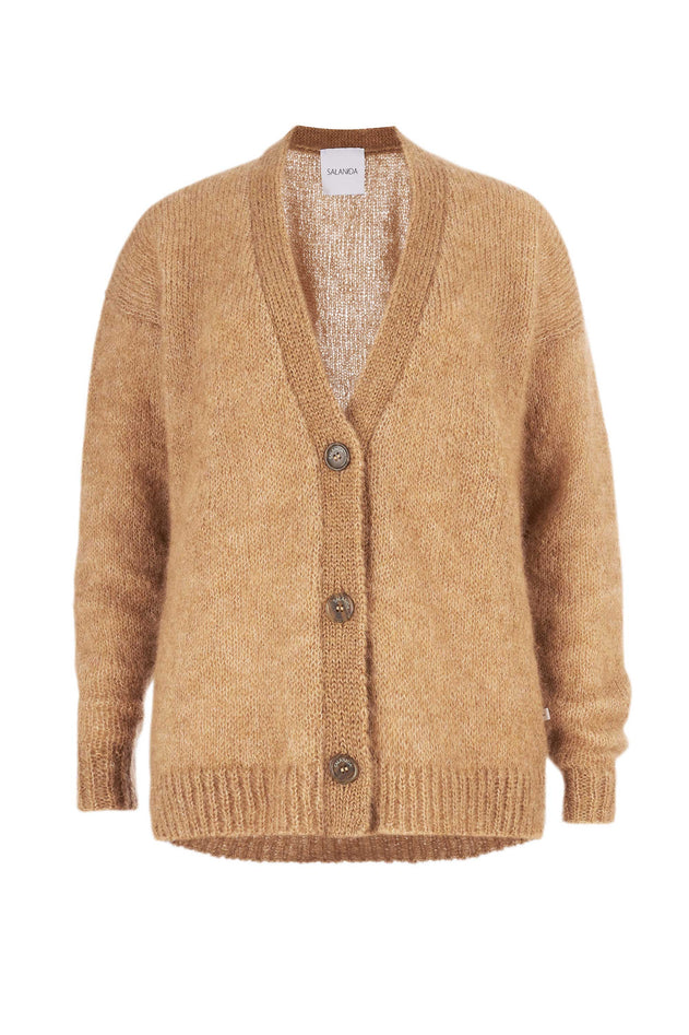 Melody Mohair Cardigan Beige