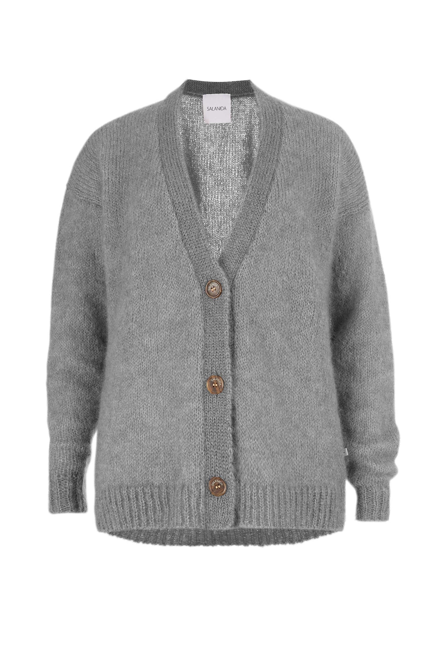 Melody Mohair Cardigan Grey