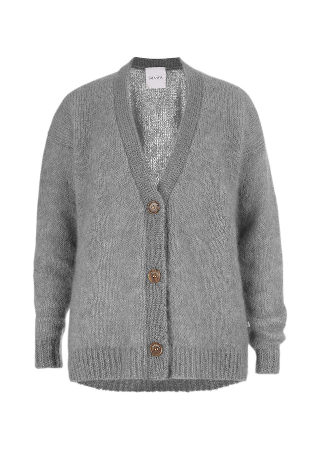 Melody Mohair Cardigan Grey