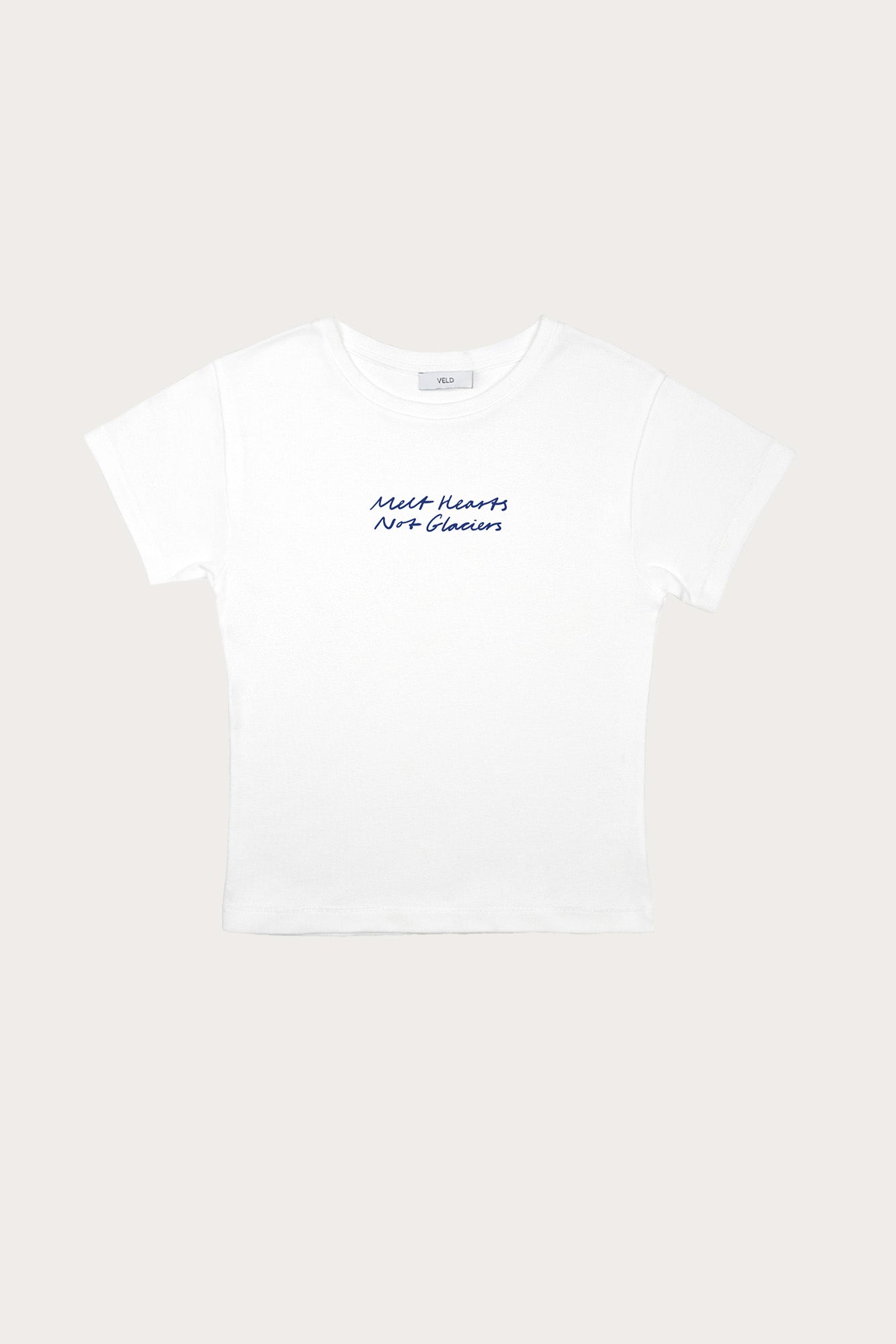 Pasadena Melt Hearts Baby Tee White