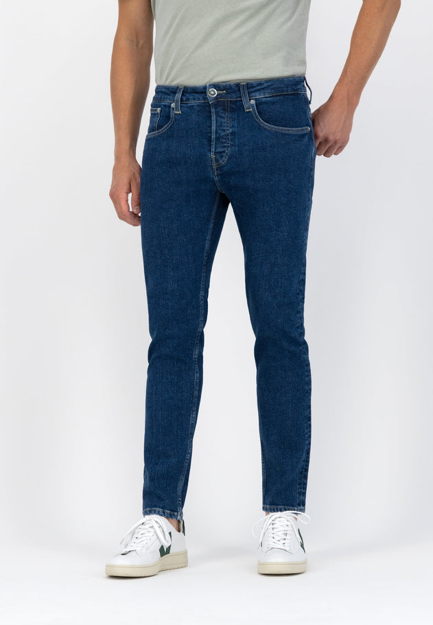 Rick Mid Slim Jeans Stone Indigo