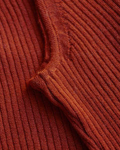 Merino Knit Singlet Dusty Red