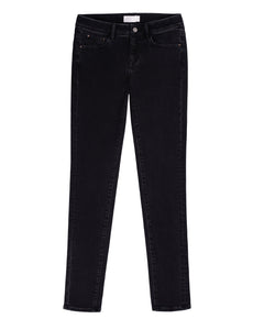 Mid Sun Slim Basic Black Denim