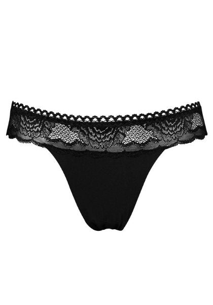 Midnight Bloom Panties Black