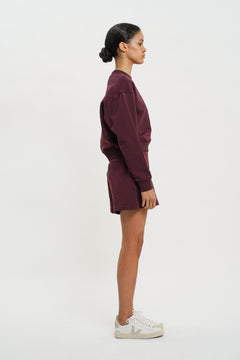 Maylee Sweatshirt Wine Red - IVALO.COM