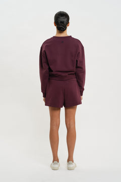 Maylee Sweatshirt Wine Red