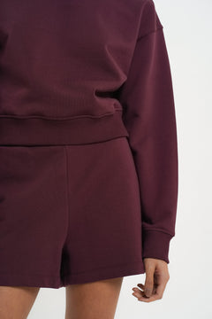 Maylee Sweatshirt Wine Red