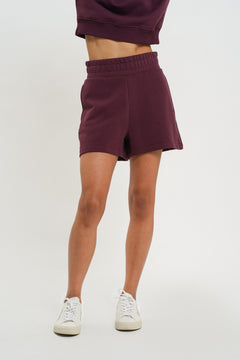 Mila Shorts Wine Red