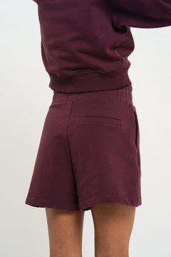 Mila Shorts Wine Red