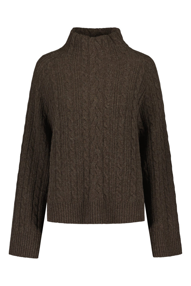 Myrskyluoto Sweater Bark Brown