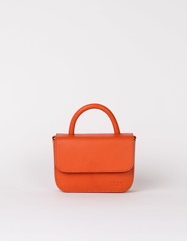 Nano Bag Tangerine Classic Leather