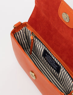 Nano Bag Tangerine Classic Leather