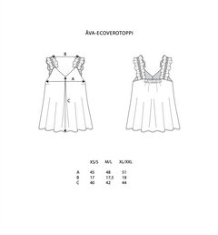 Åva Sleeveless Top Raven Black
