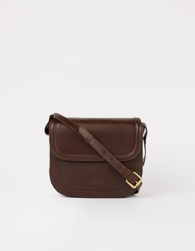Nina Bag Classic Leather Chocolate Brown