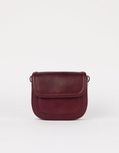 Nina Bag Classic Leather Dark Cherry
