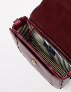 Nina Bag Classic Leather Dark Cherry