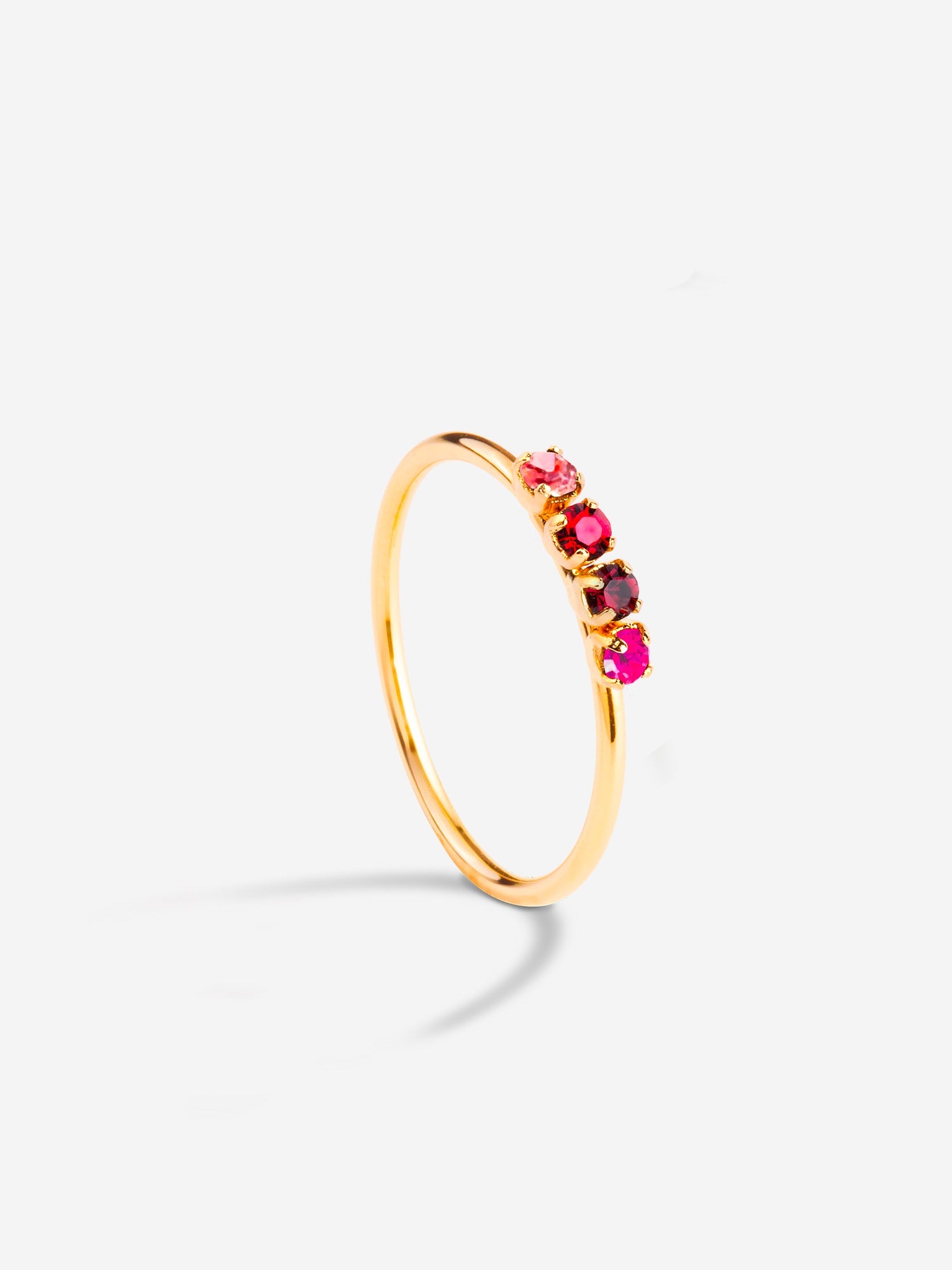 Noah Ring Pink/Ruby