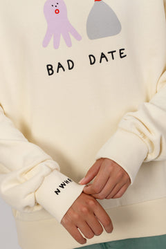 Bad Date Sweatshirt Beige