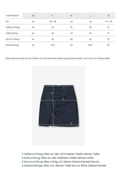 Interlock Skirt Navy