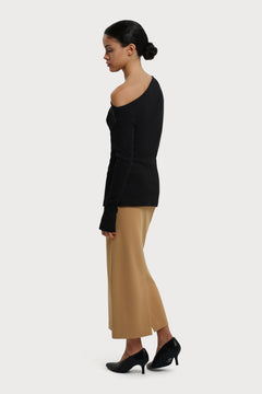 Lala Skirt Camel Brown - IVALO.COM