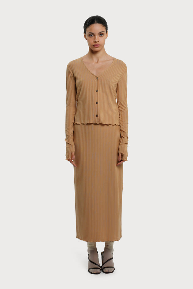 Coco Skirt Camel Brown - IVALO.COM