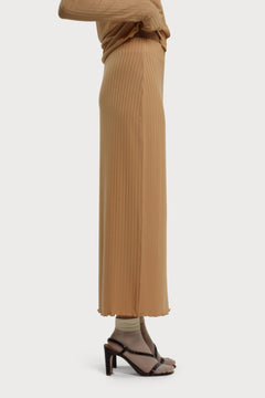 Coco Skirt Camel Brown - IVALO.COM