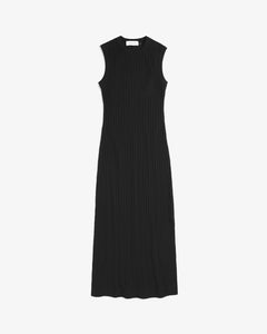 Open Back Dress True Black