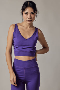 Women's Active High Waist Leggings & Sports Top Set