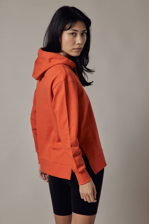 Women's Hoodie With Side Slits